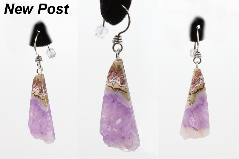 Amethyst (NS)/ss Earrings